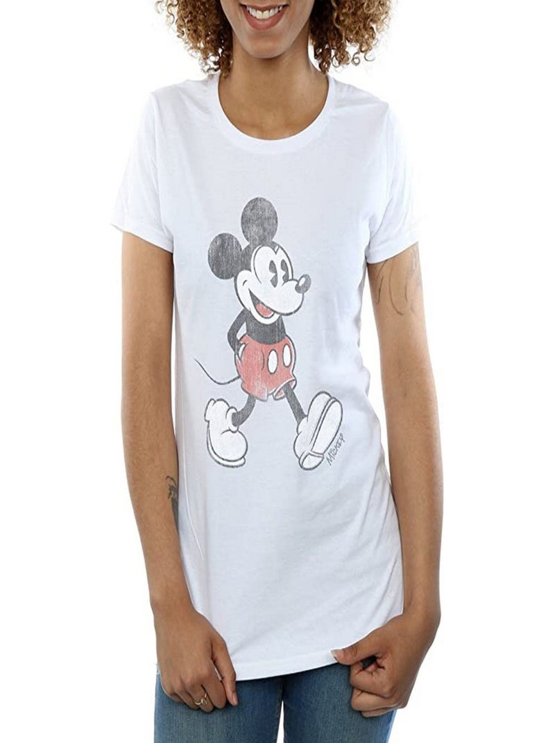 Disney - T-shirt WALKING Blanc - Kiabi