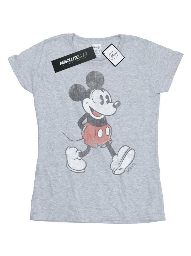 Disney - T-shirt WALKING Gris chiné - Kiabi