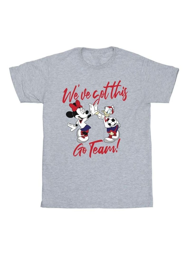 Disney - T-shirt WE'VE GOT THIS Gris chiné - Kiabi