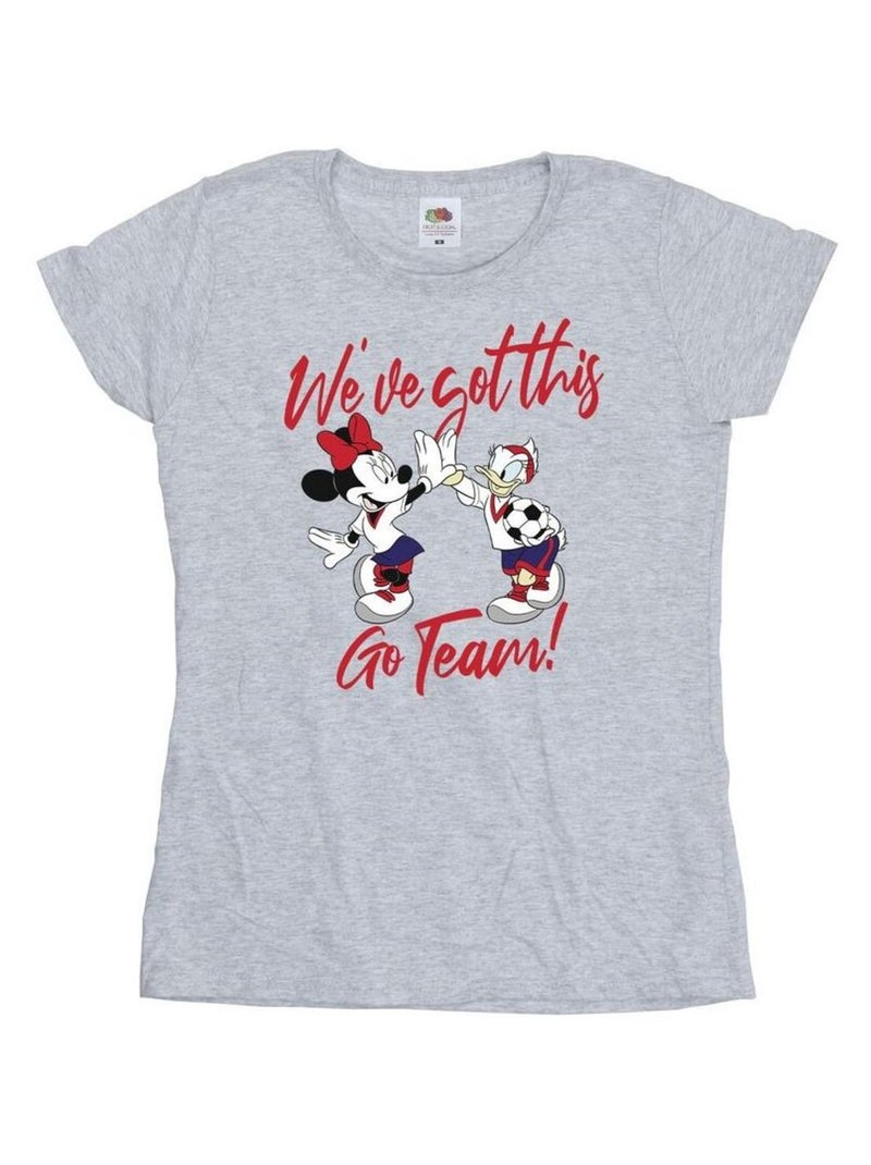 Disney - T-shirt WE'VE GOT THIS Gris chiné - Kiabi