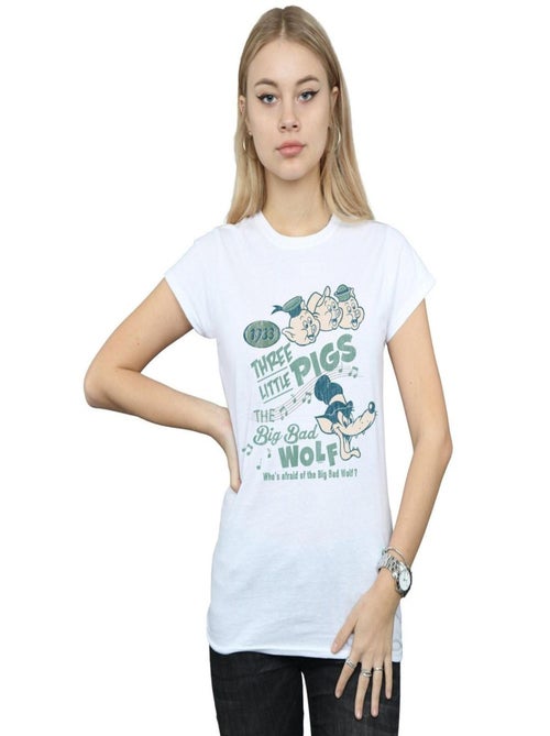 Disney - T-shirt WHO'S AFRAID OF THE BIG BAD WOLF - Kiabi Disney - T-shirt WHO'S AFRAID OF THE BIG BAD WOLF - Kiabi