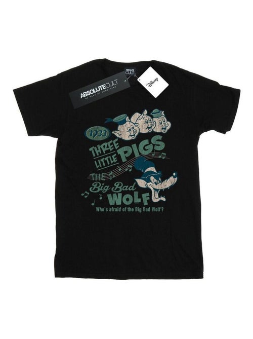 Disney - T-shirt WHO'S AFRAID OF THE BIG BAD WOLF - Kiabi