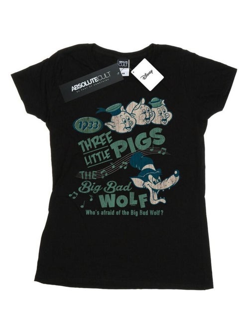 Disney - T-shirt WHO'S AFRAID OF THE BIG BAD WOLF - Kiabi Disney - T-shirt WHO'S AFRAID OF THE BIG BAD WOLF - Kiabi