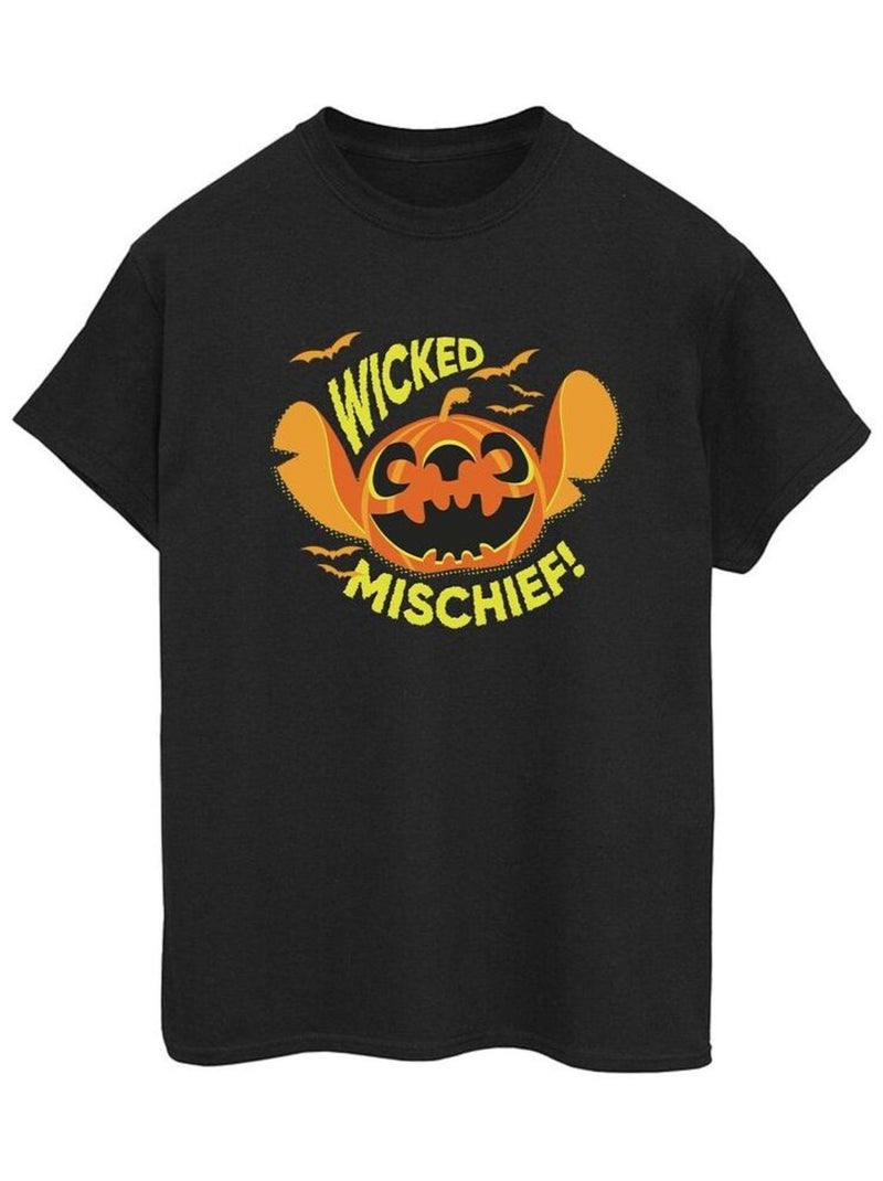 Disney - T-shirt WICKED MISCHIEF Noir - Kiabi