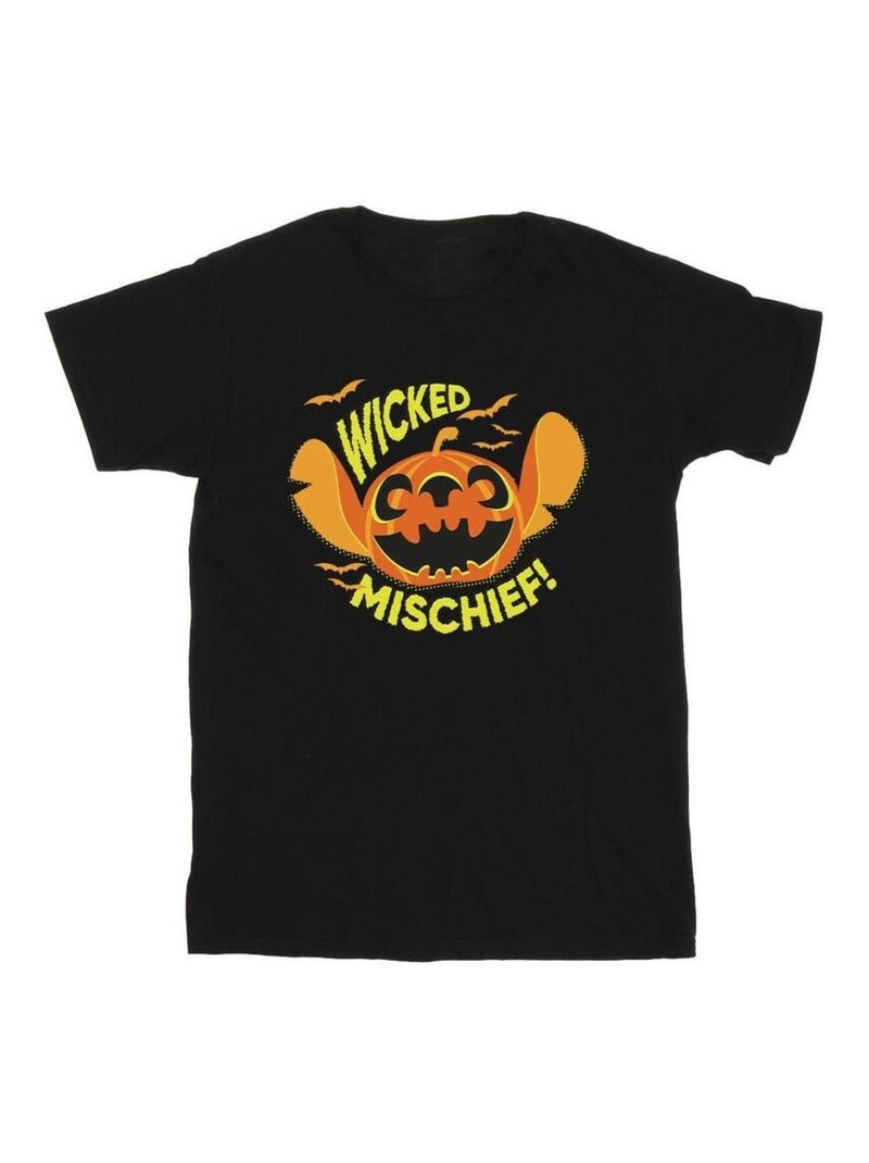 Disney - T-shirt WICKED MISCHIEF Noir - Kiabi