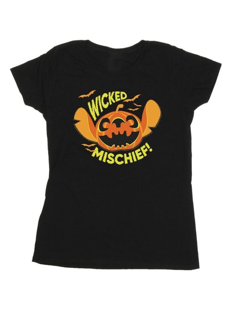 Disney - T-shirt WICKED MISCHIEF Noir - Kiabi