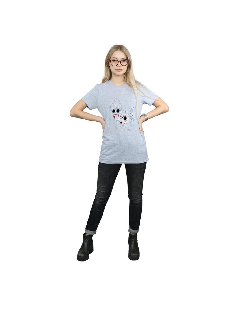 Disney - T-shirt WICKED WOMEN Gris chiné - Kiabi