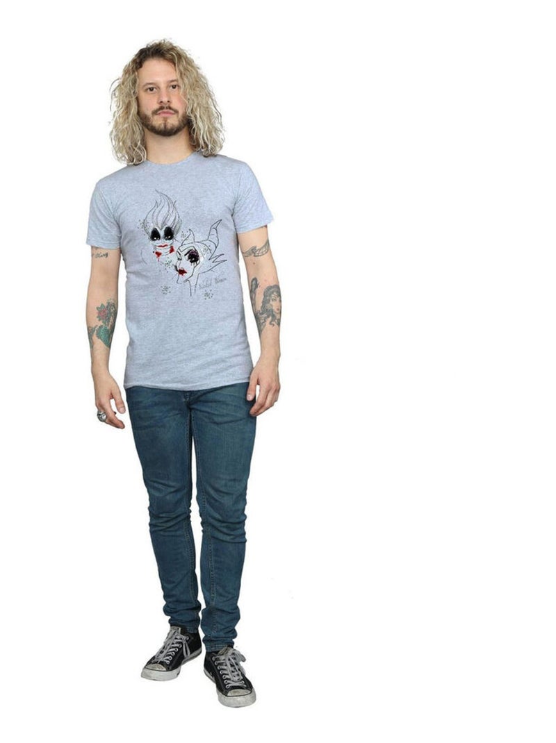 Disney - T-shirt WICKED WOMEN Gris chiné - Kiabi