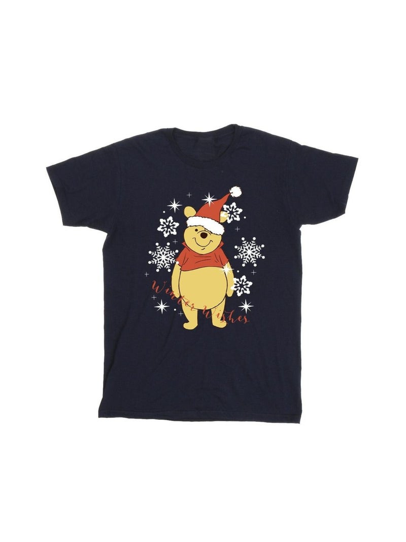 Disney - T-shirt WINTER Wish: Asha et la Bonne ÉtoileES Bleu marine - Kiabi