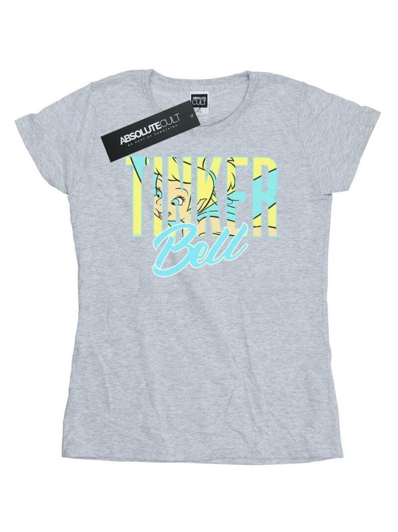 Disney - T-shirt WORDING Gris chiné - Kiabi