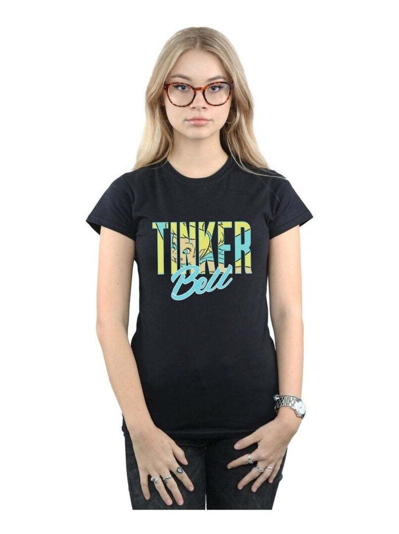 Disney - T-shirt WORDING Noir - Kiabi