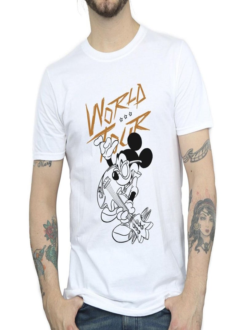 Disney - T-shirt WORLD TOUR Blanc - Kiabi