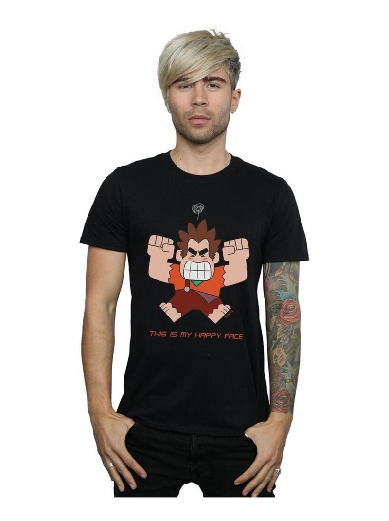 Disney - T-shirt WRECK Ça RALPH Noir - Kiabi