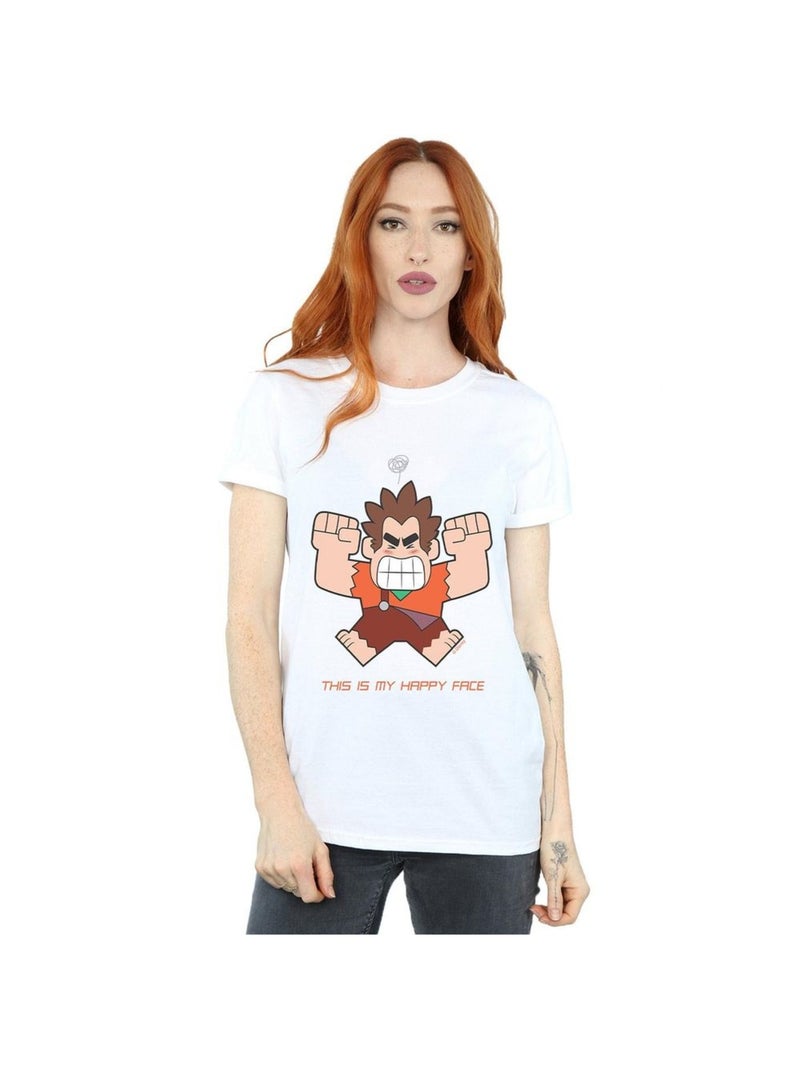 Disney - T-shirt WRECK IT RALPH Blanc - Kiabi