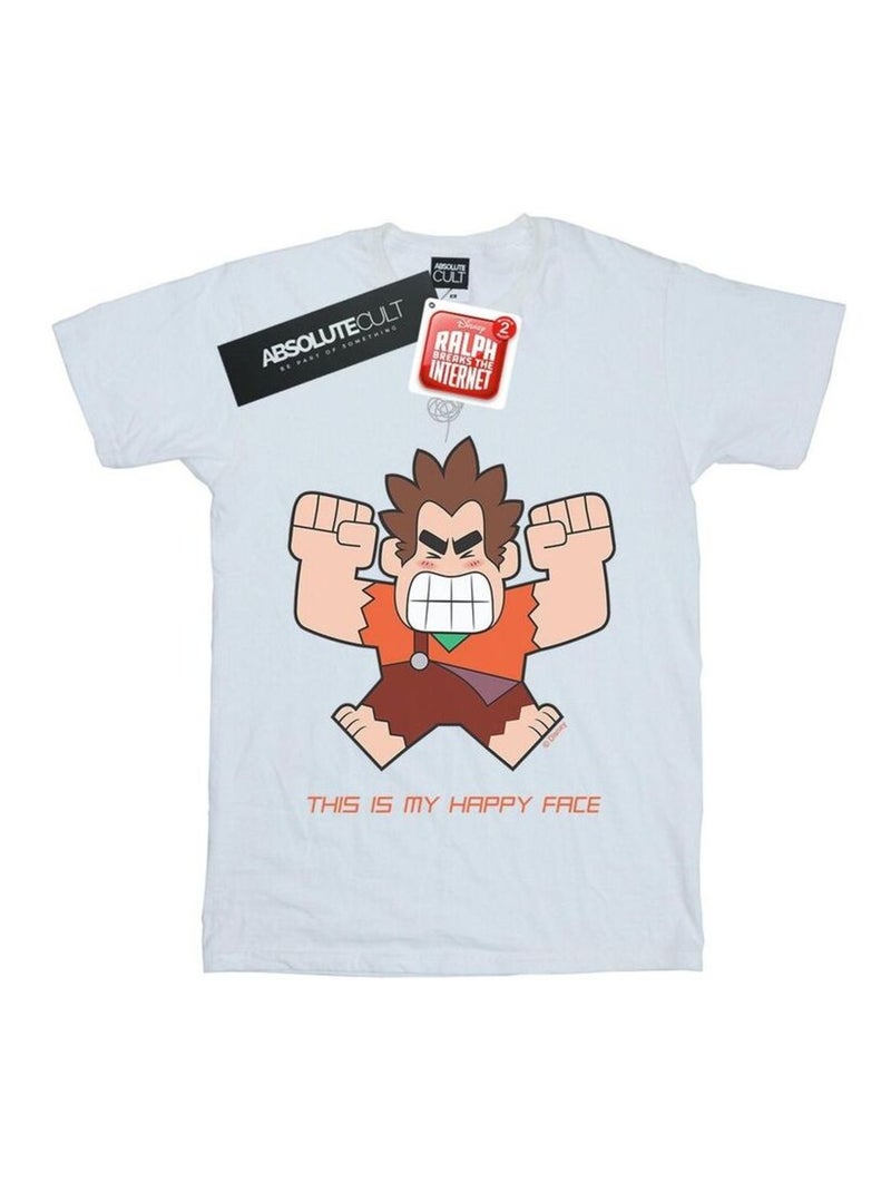 Disney - T-shirt WRECK IT RALPH Blanc - Kiabi