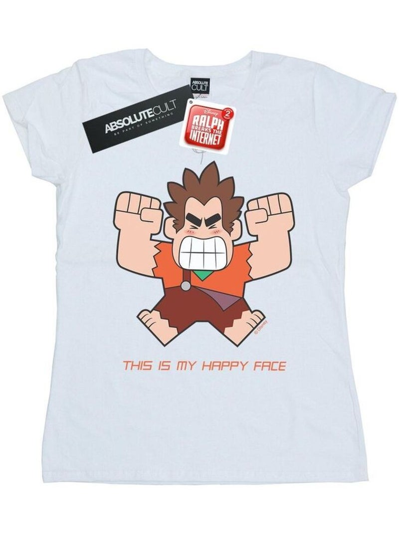 Disney - T-shirt WRECK IT RALPH Blanc - Kiabi