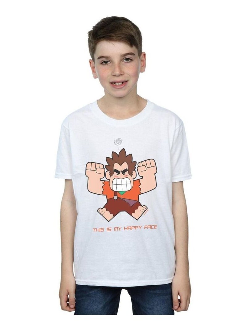 Disney - T-shirt WRECK IT RALPH Blanc - Kiabi
