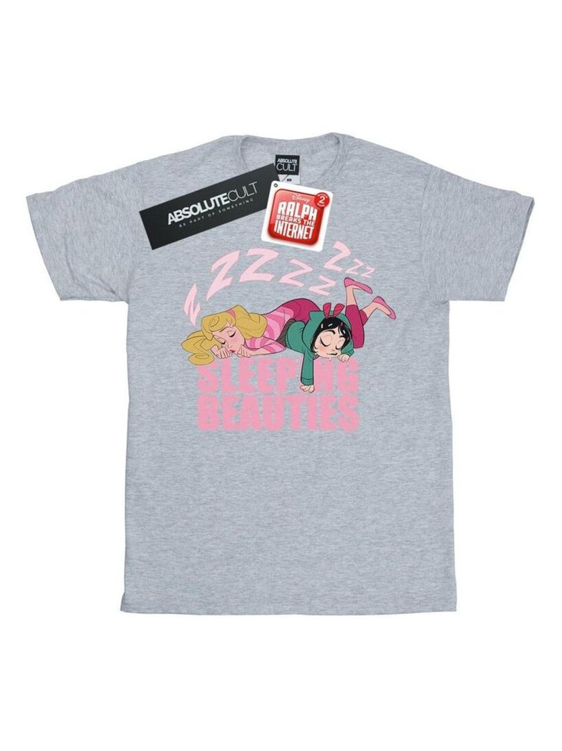 Disney - T-shirt WRECK IT RALPH Gris chiné - Kiabi