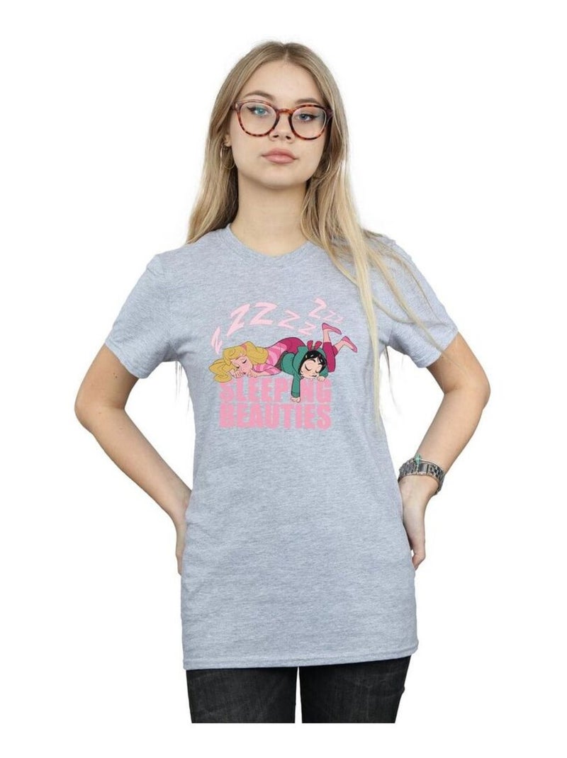 Disney - T-shirt WRECK IT RALPH Gris chiné - Kiabi