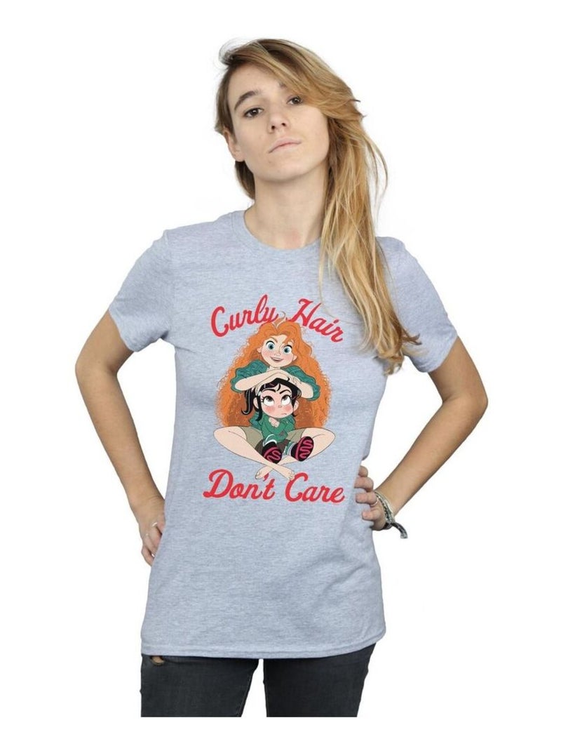 Disney - T-shirt WRECK IT RALPH Gris chiné - Kiabi