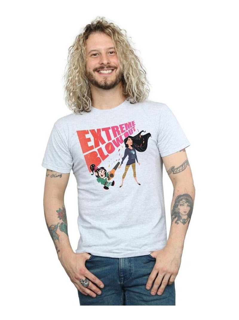 Disney - T-shirt WRECK IT RALPH Gris chiné - Kiabi