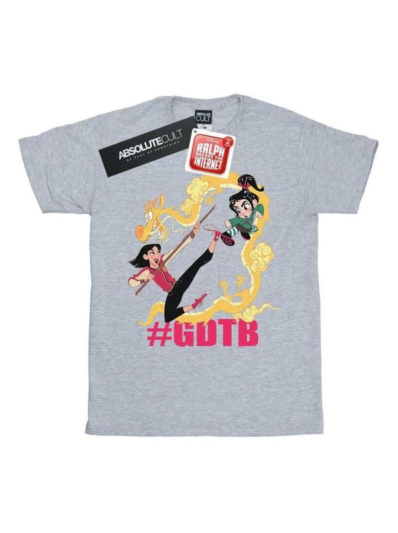 Disney - T-shirt WRECK IT RALPH Gris chiné - Kiabi