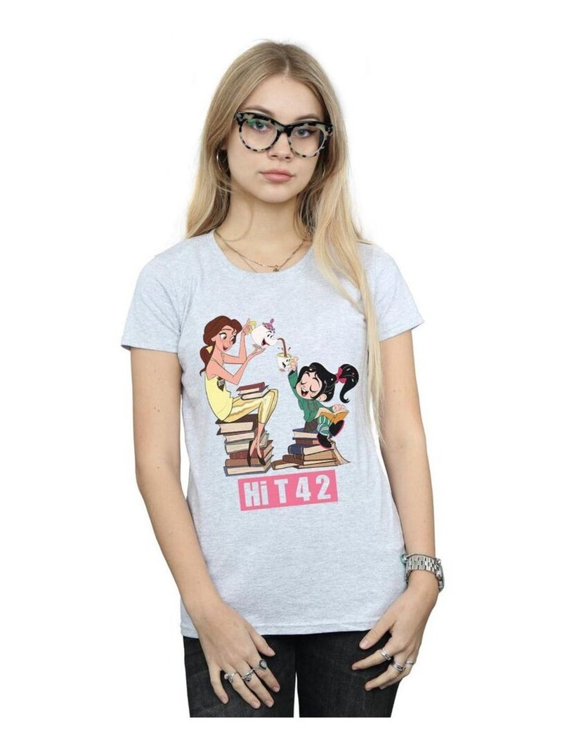 Disney - T-shirt WRECK IT RALPH Gris chiné - Kiabi