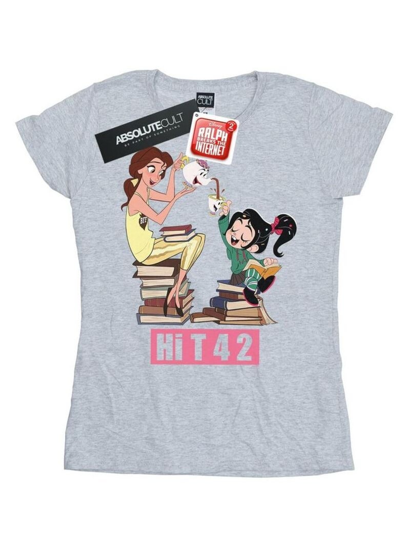 Disney - T-shirt WRECK IT RALPH Gris chiné - Kiabi