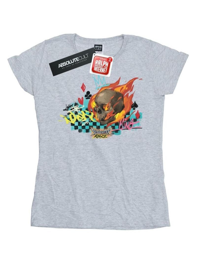 Disney - T-shirt WRECK IT RALPH Gris chiné - Kiabi