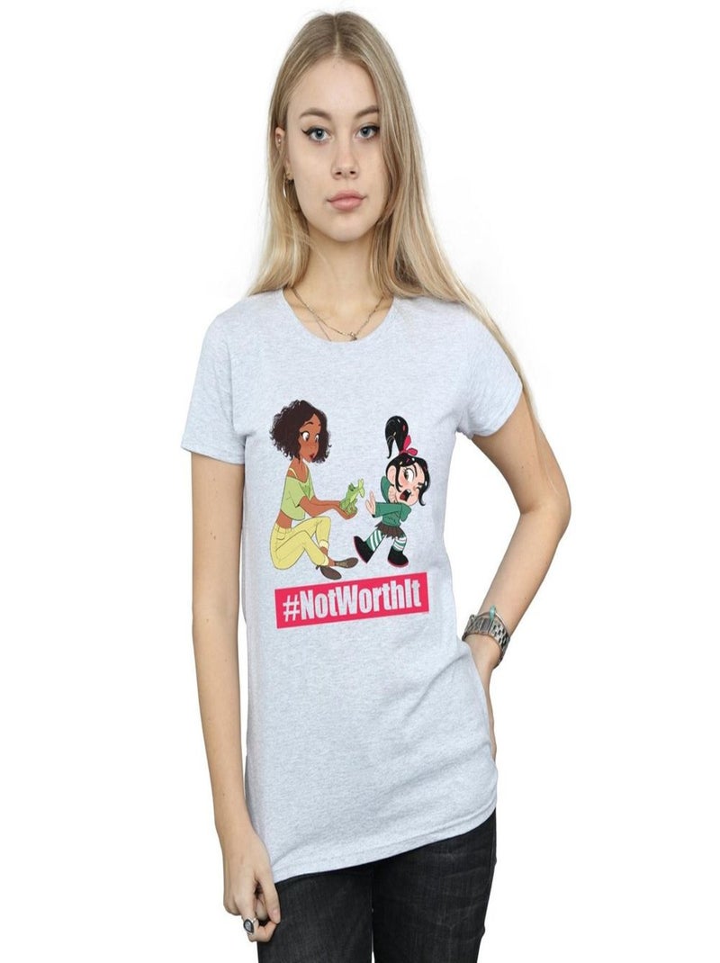 Disney - T-shirt WRECK IT RALPH Gris chiné - Kiabi