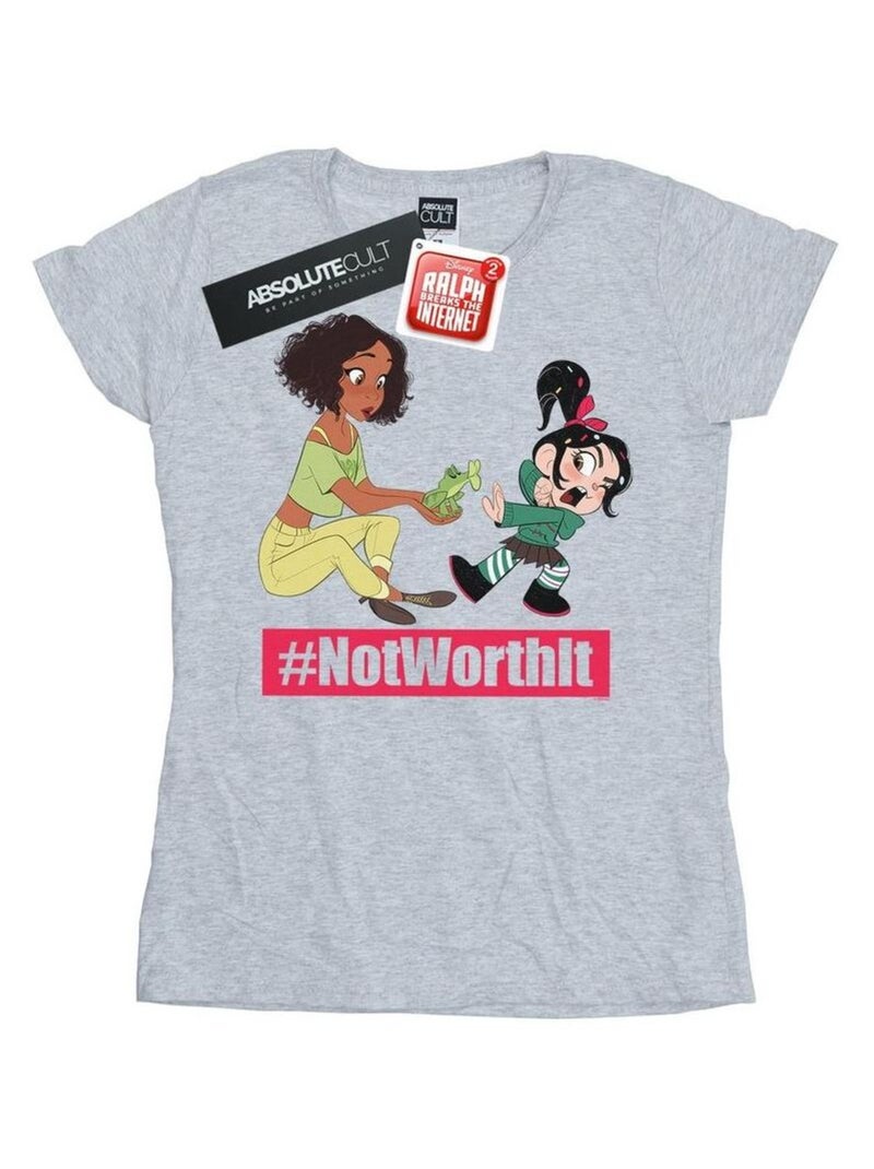 Disney - T-shirt WRECK IT RALPH Gris chiné - Kiabi