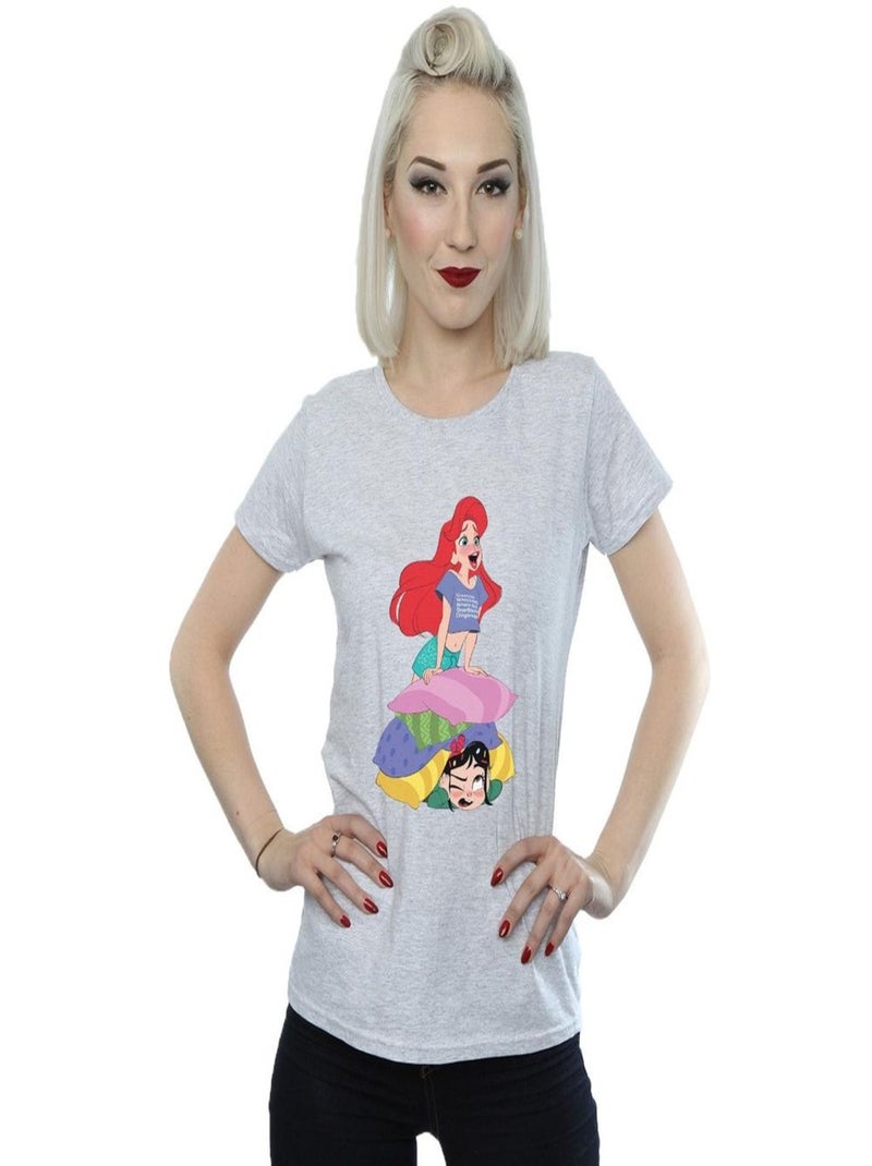 Disney - T-shirt WRECK IT RALPH Gris chiné - Kiabi