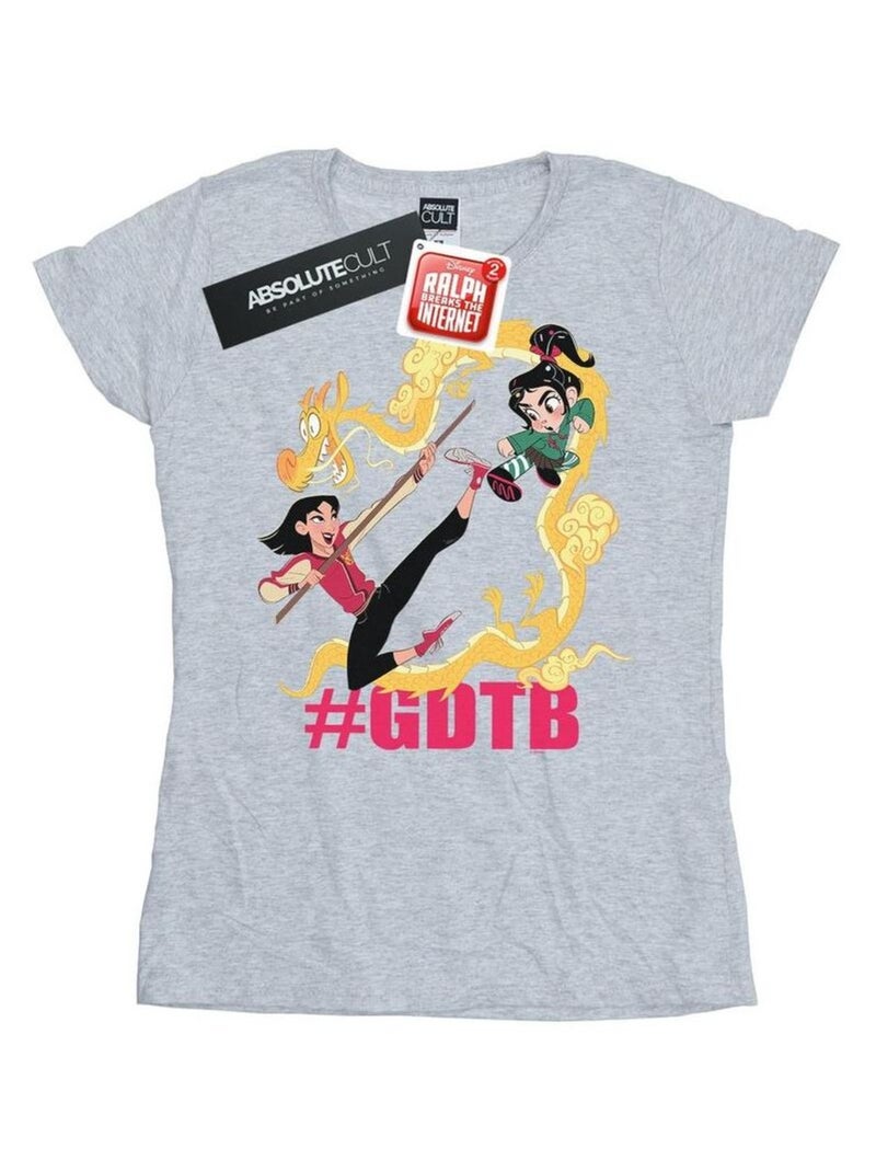 Disney - T-shirt WRECK IT RALPH Gris chiné - Kiabi