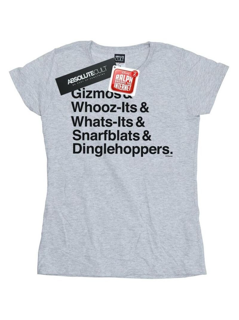 Disney - T-shirt WRECK IT RALPH Gris chiné - Kiabi