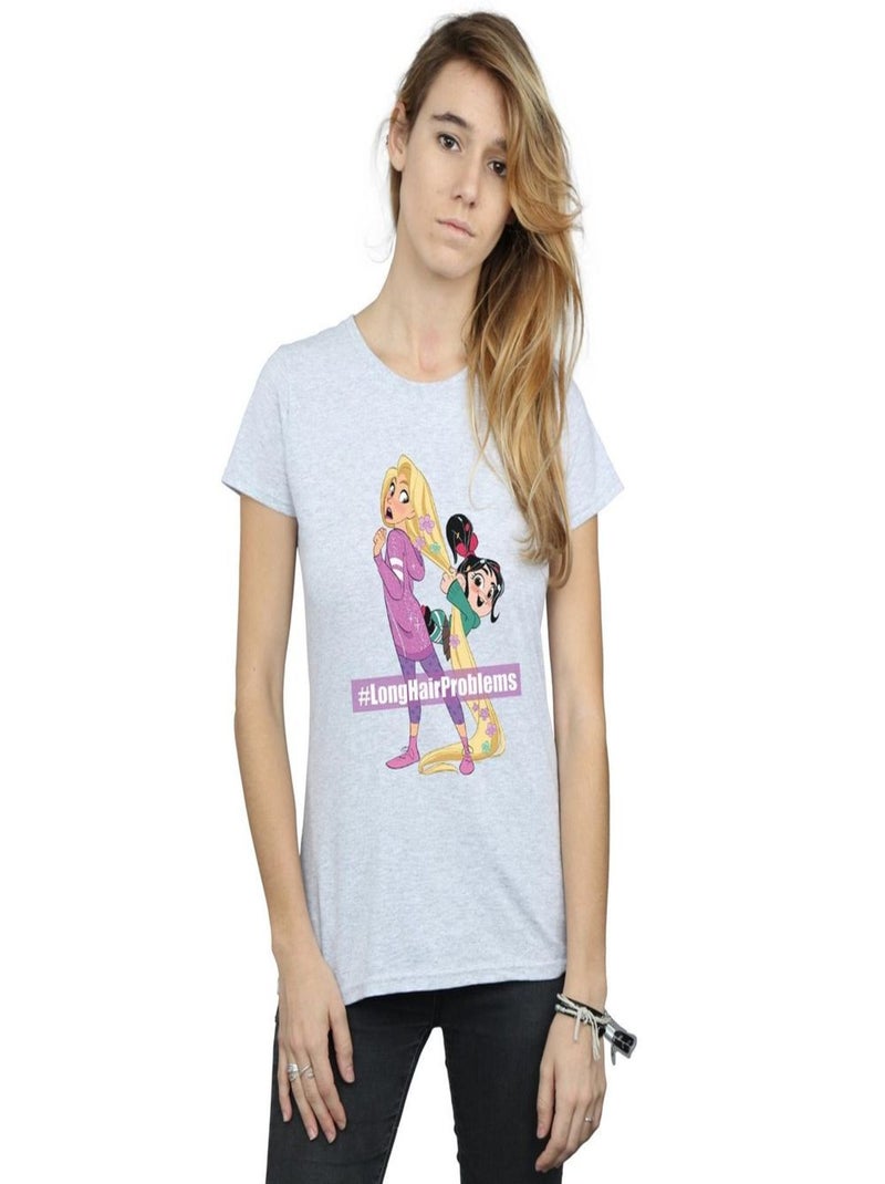 Disney - T-shirt WRECK IT RALPH Gris chiné - Kiabi