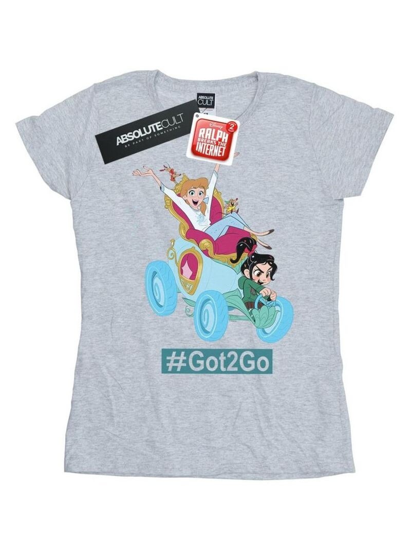 Disney - T-shirt WRECK IT RALPH Gris chiné - Kiabi