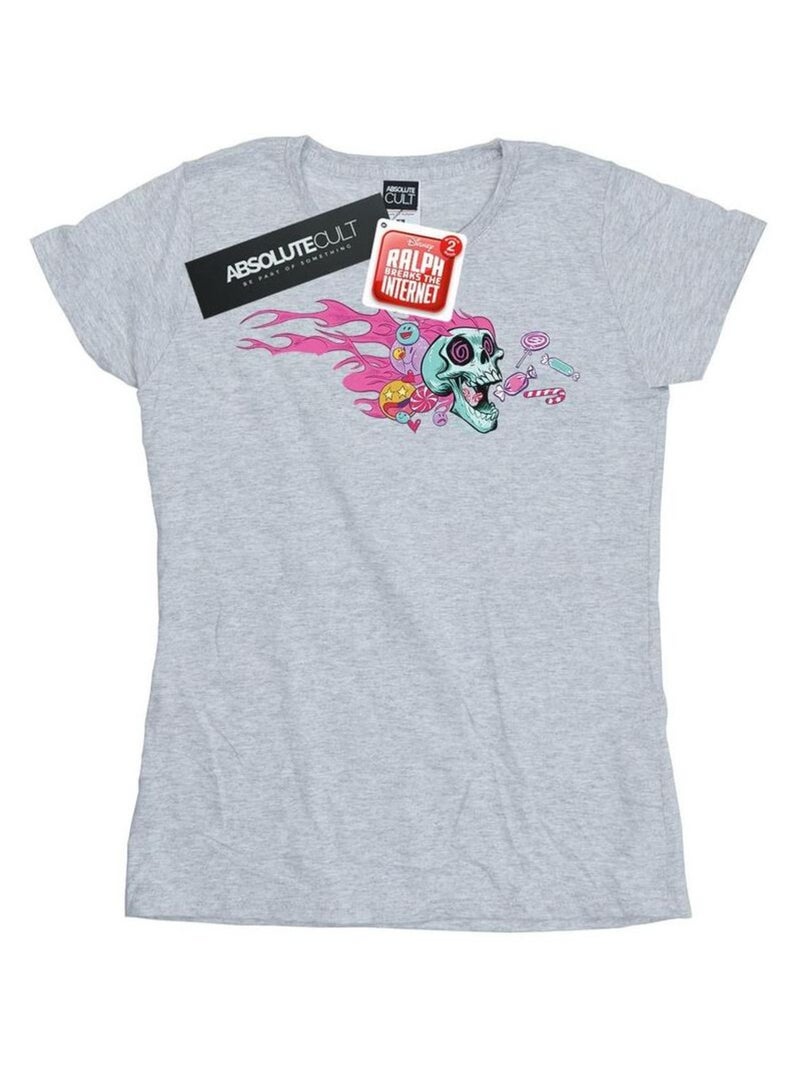 Disney - T-shirt WRECK IT RALPH Gris chiné - Kiabi