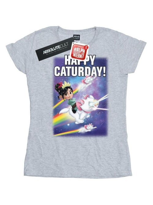 Disney - T-shirt WRECK IT RALPH HAPPY CATURDAY - Kiabi Disney - T-shirt WRECK IT RALPH HAPPY CATURDAY - Kiabi