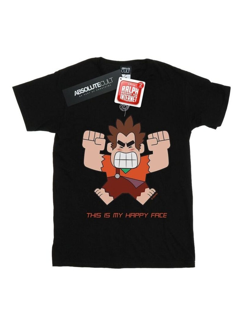 Disney - T-shirt WRECK IT RALPH Noir - Kiabi