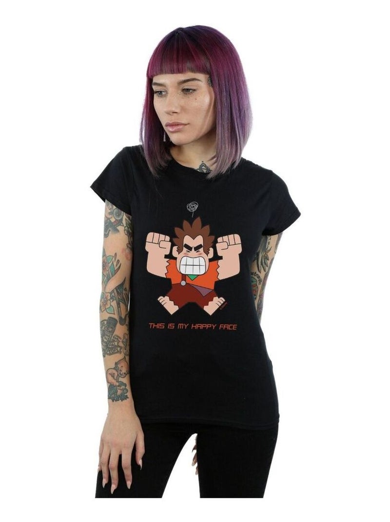 Disney - T-shirt WRECK IT RALPH Noir - Kiabi