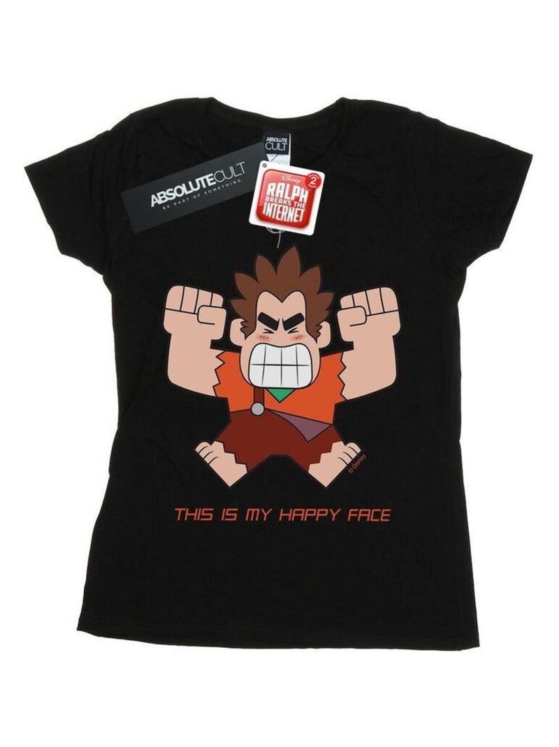 Disney - T-shirt WRECK IT RALPH Noir - Kiabi