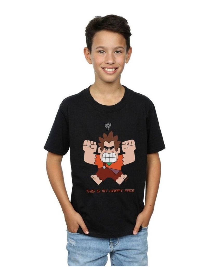 Disney - T-shirt WRECK IT RALPH Noir - Kiabi