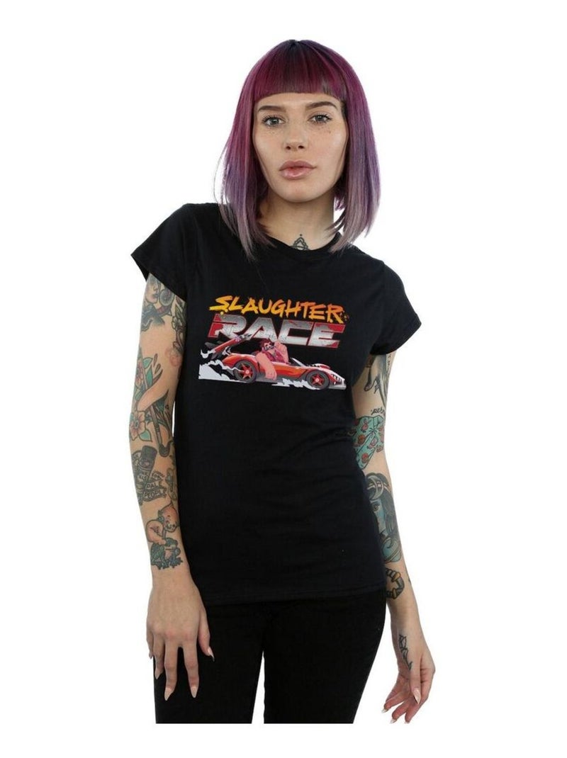 Disney - T-shirt WRECK IT RALPH SLAUGHTER Noir - Kiabi