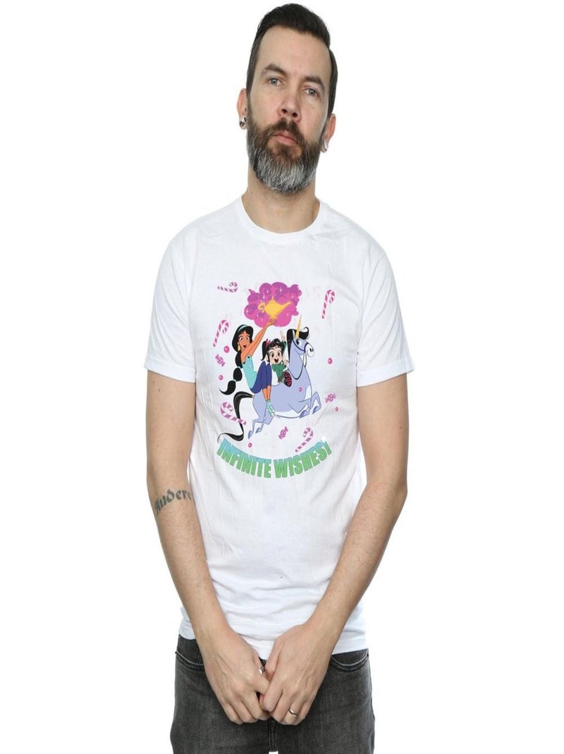 Disney - T-shirt WRECK IT RALPHAND VANELLOPE Blanc - Kiabi
