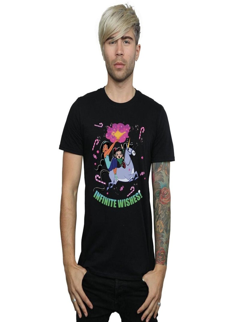 Disney - T-shirt WRECK IT RALPHAND VANELLOPE Noir - Kiabi