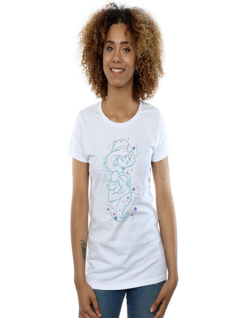 Disney - T-shirt WRITTEN IN THE STARS Blanc - Kiabi