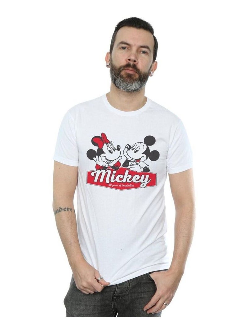 Disney - T-shirt YEARS Blanc - Kiabi
