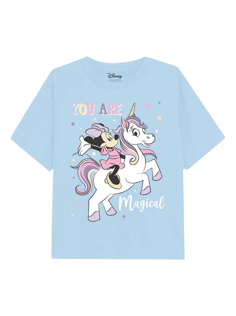 Disney - T-shirt YOU ARE MAGICAL Bleu clair - Kiabi