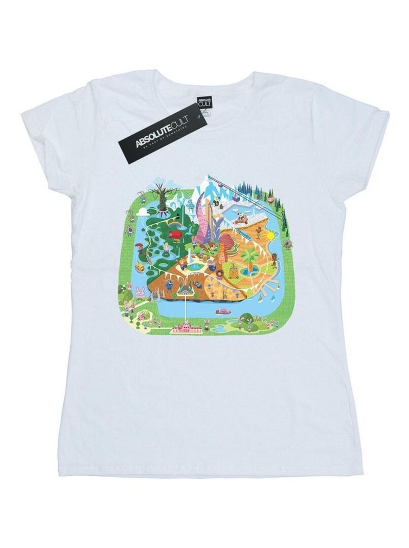Disney - T-shirt ZOOTROPOLIS Blanc - Kiabi