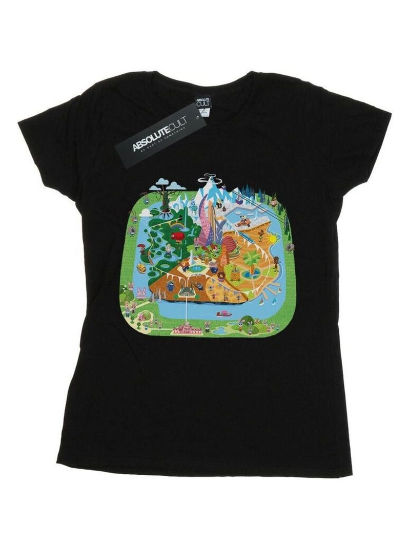 Disney - T-shirt ZOOTROPOLIS Noir - Kiabi